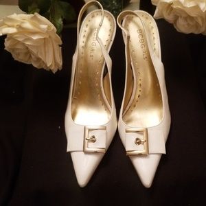 White Patent Leather Pump